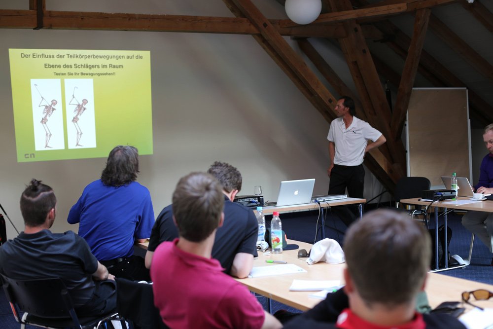 Seminare - Workshops und Fortbildungen für Golflehrer - Biomechanik - Anatomie - Bewegungssehen - Biomechanik - Christian Neumaier