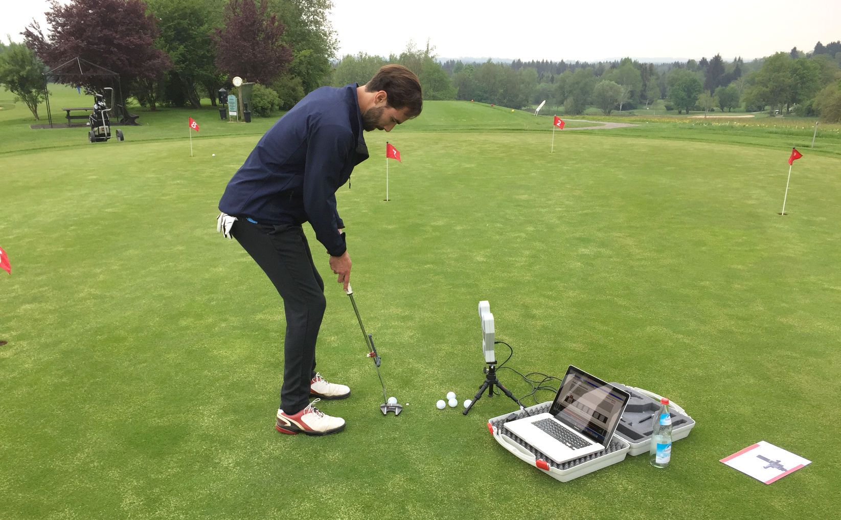 Golftraining - Putten mit dem Sam Putt Lab - Golfclub Beuerberg